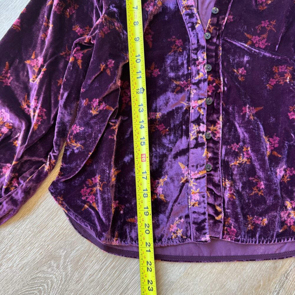 Pilcro (Anthropologie) Button-Front Blouse - Size XXS - Picture 7 of 8